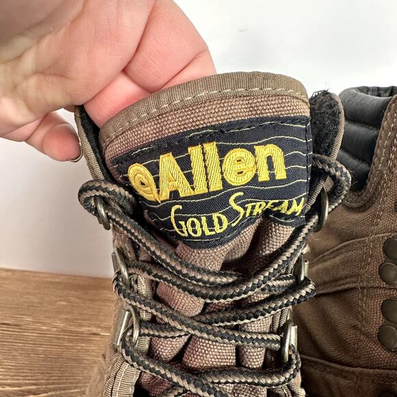 Allen Gallen Gold Stream Fly Fishing Wading Boots Mens 7 Womens 8.5 Trout Angler - Picture 5 of 11